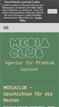 Mobile Screenshot of mediaclub.at
